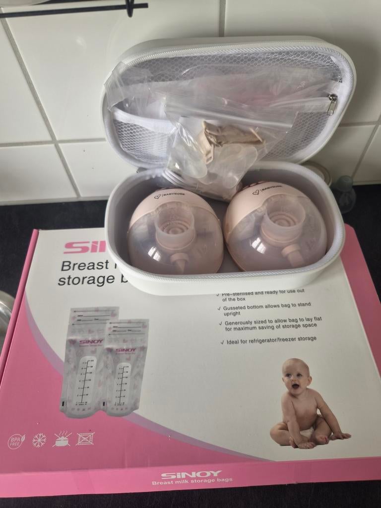 Dubbele borstkolf, Ophalen of Verzenden, Zo goed als nieuw, Borstkolf