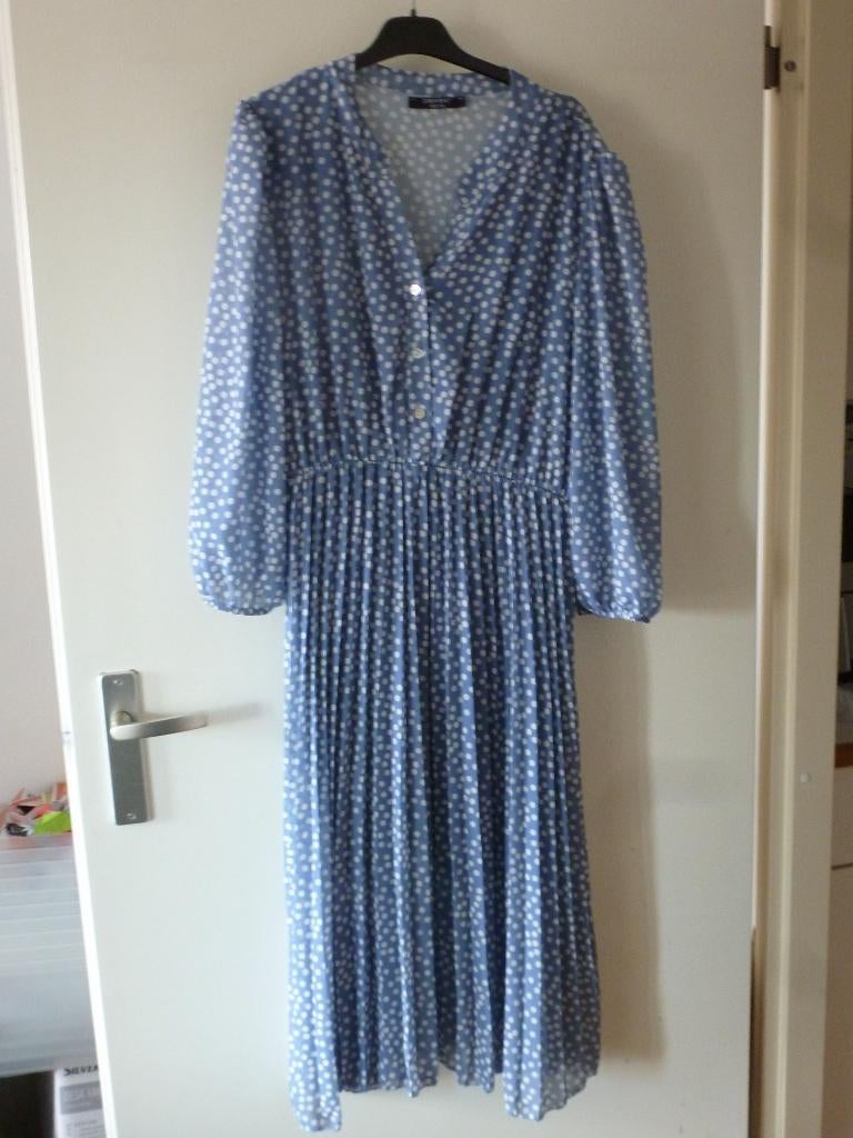 zomer MAXI jurk ZAIBAIONE polka dot lavendel 44 -GRATIS zend, Kleding | Dames, Jurken, Maat 42/44 (L), Nieuw, Onder de knie, Verzenden