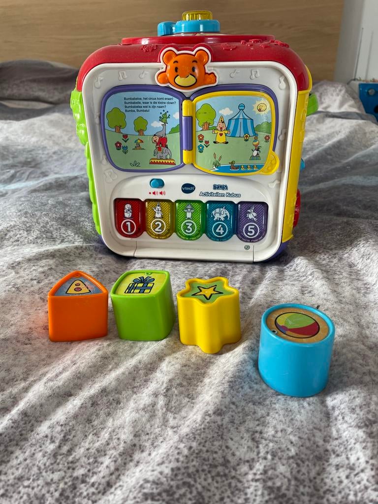 Bumba VTech activiteiten kubus met geluid en licht, Ophalen, Gebruikt, Overige typen, Met licht