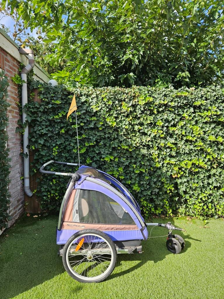 Nordic Cab Fietskar - Multifunctioneel voor Kind/Hond/Bagage, Fietsen en Brommers, Fietsaccessoires | Aanhangers en Karren, Gebruikt