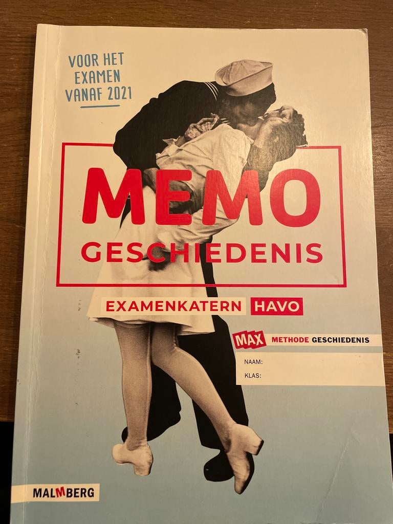 Memo Geschiedenis Examenkatern HAVO vanaf 2021, Ophalen of Verzenden, 20e eeuw of later, Gelezen