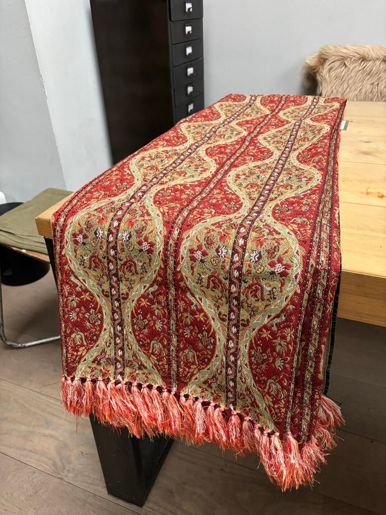 Oosters tafelkleed 226x140 cm kleed plaid multicolor sprei, ., Ophalen of Verzenden, Zo goed als nieuw, .