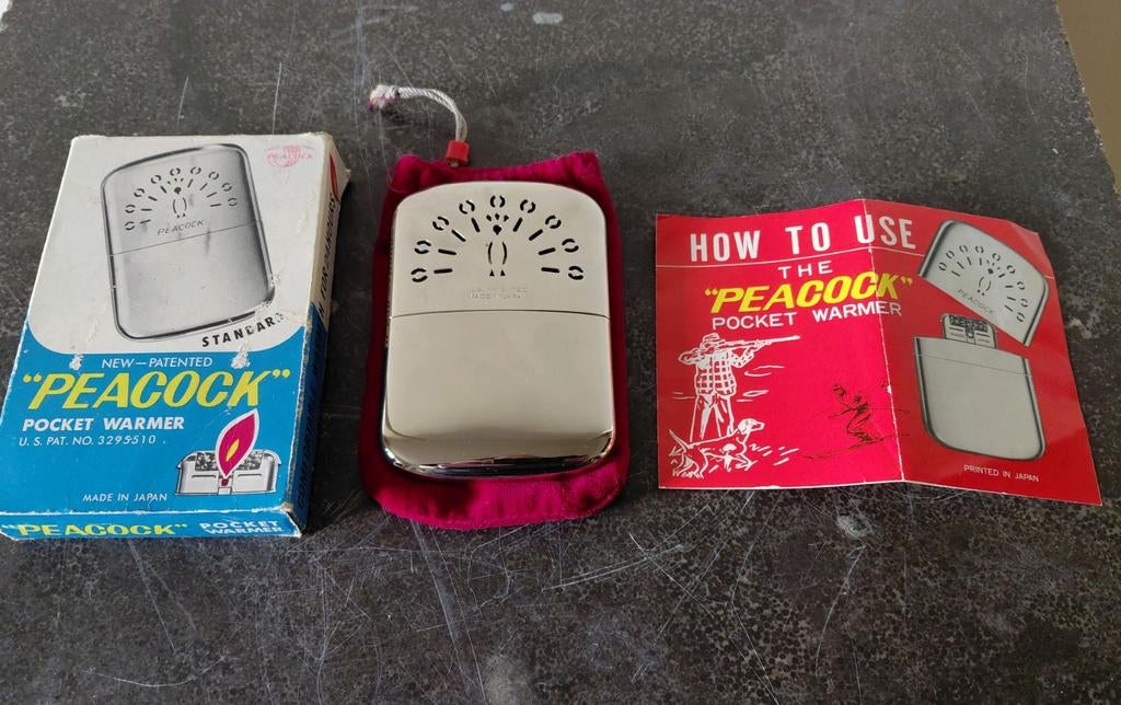 Vintage Peacock Pocket Warmer, Verzamelen, Ophalen of Verzenden, Nieuw, Overige typen