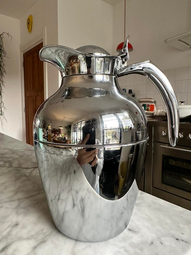 Alfi Thermoskan Juwel 1 liter Chroom, Ophalen of Verzenden, Zo goed als nieuw, X, X