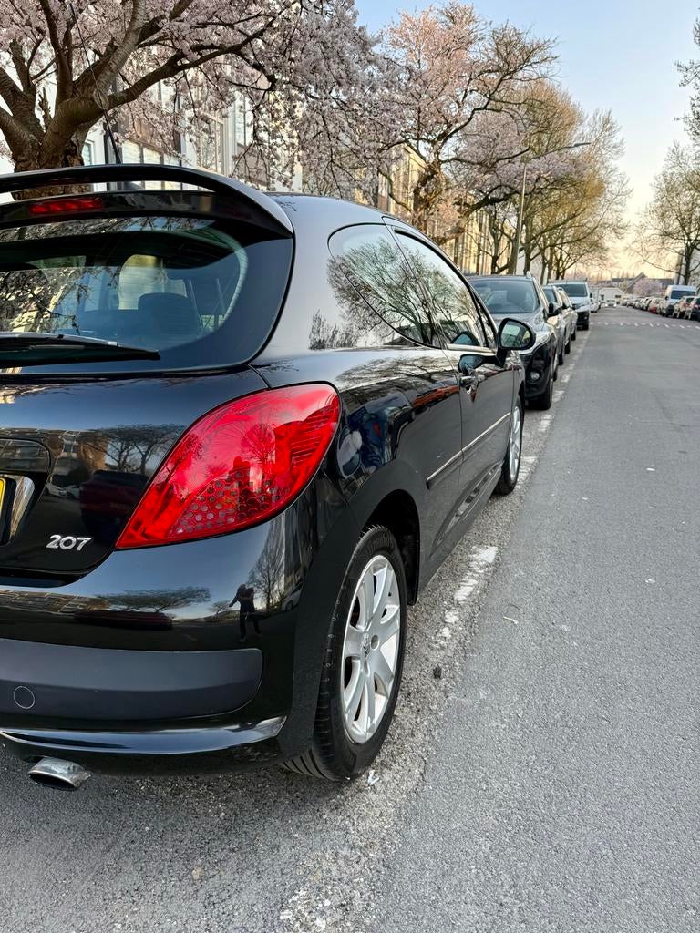 Peugeot 207 1.6 16V 2008 Panoramadak, Voorwielaandrijving, 4 cilinders, Zwart, Origineel Nederlands