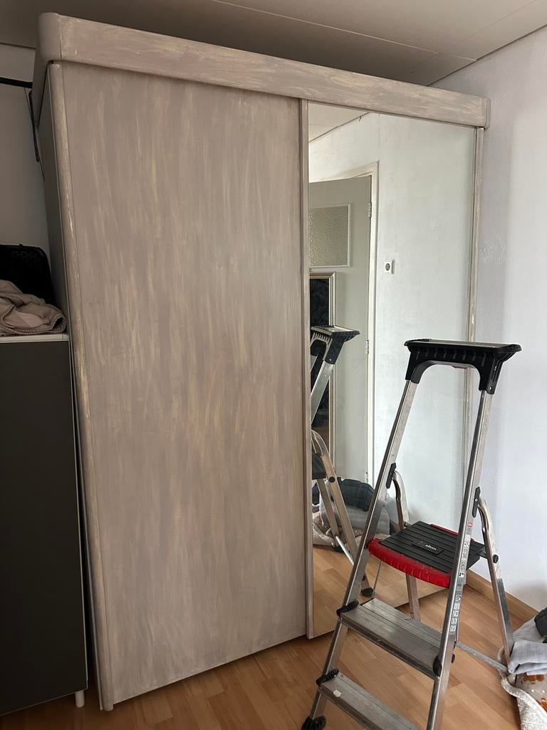 Kledingkast schuifdeuren, Ophalen, 200 cm of meer, 150 tot 200 cm, Zo goed als nieuw