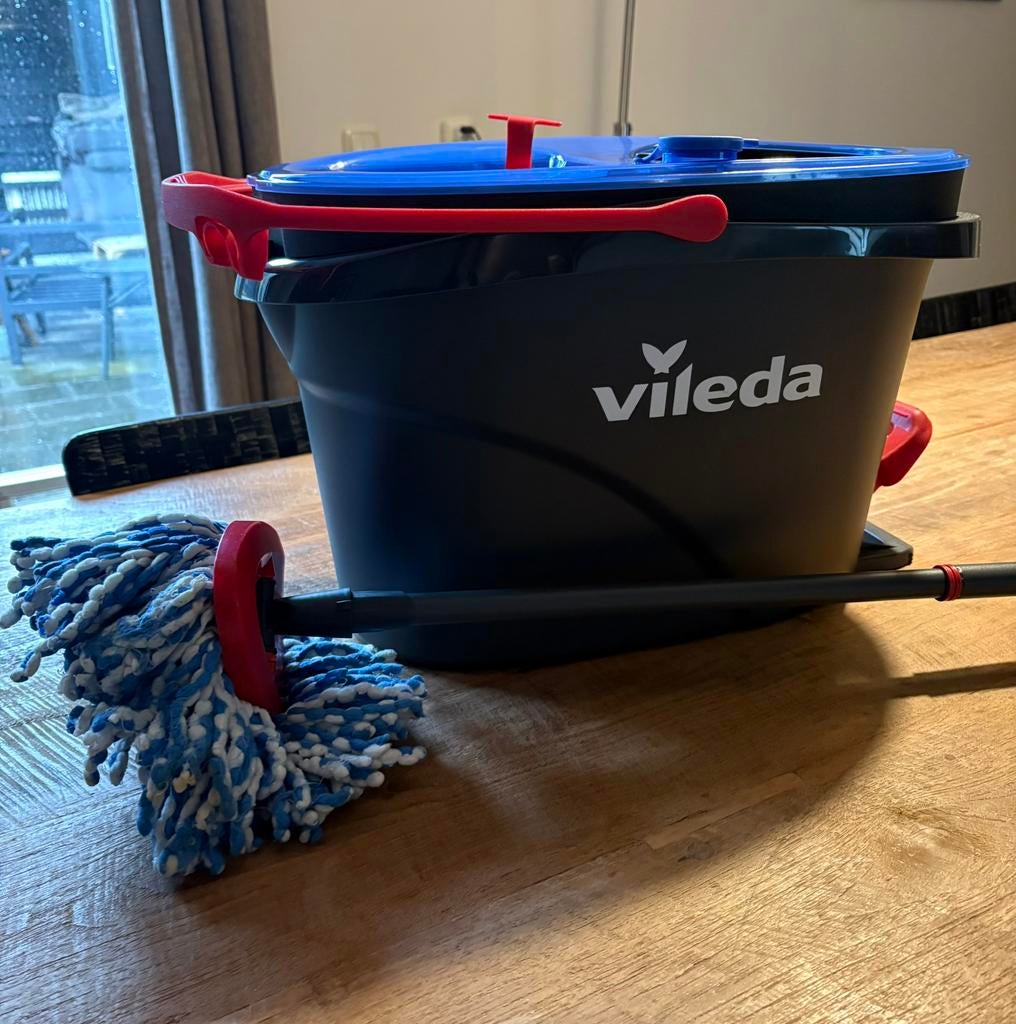 Vileda dweilsysteem H2Pro spin mop, Ophalen, Dweilemmer, -bak, of -wagen