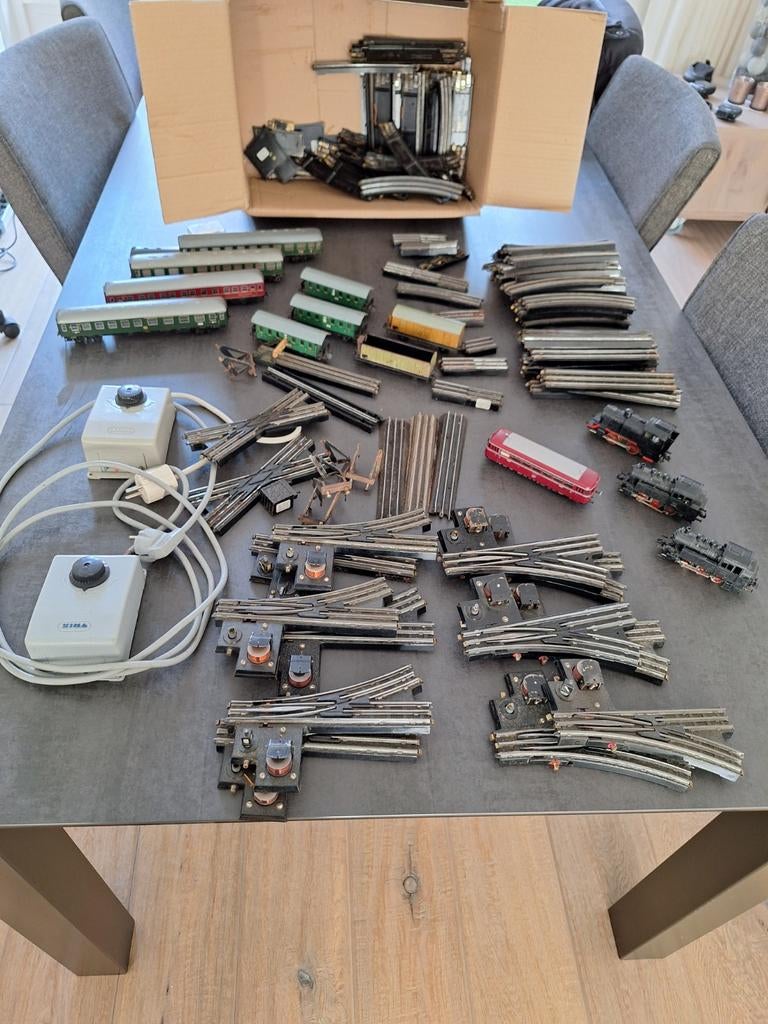 Trix modeltreinen diverse locomotieven , wagons, rails en  w, Ophalen, Gebruikt, Gelijkstroom of Wisselstroom, Overige merken