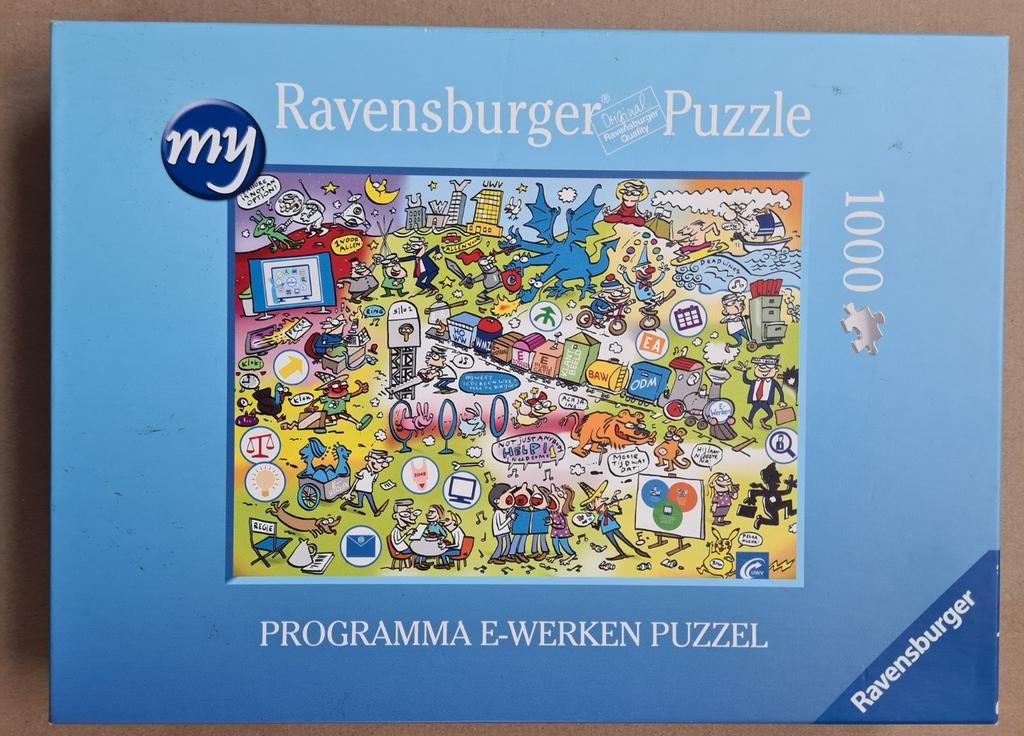 Ravensburger puzzel:  Programma E-Werken, Ophalen of Verzenden, 500 t/m 1500 stukjes, Zo goed als nieuw