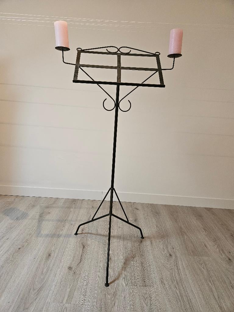 Antieke muziekstandaard, Muziek en Instrumenten, Standaards, Ophalen, Gebruikt, Muziekstandaard