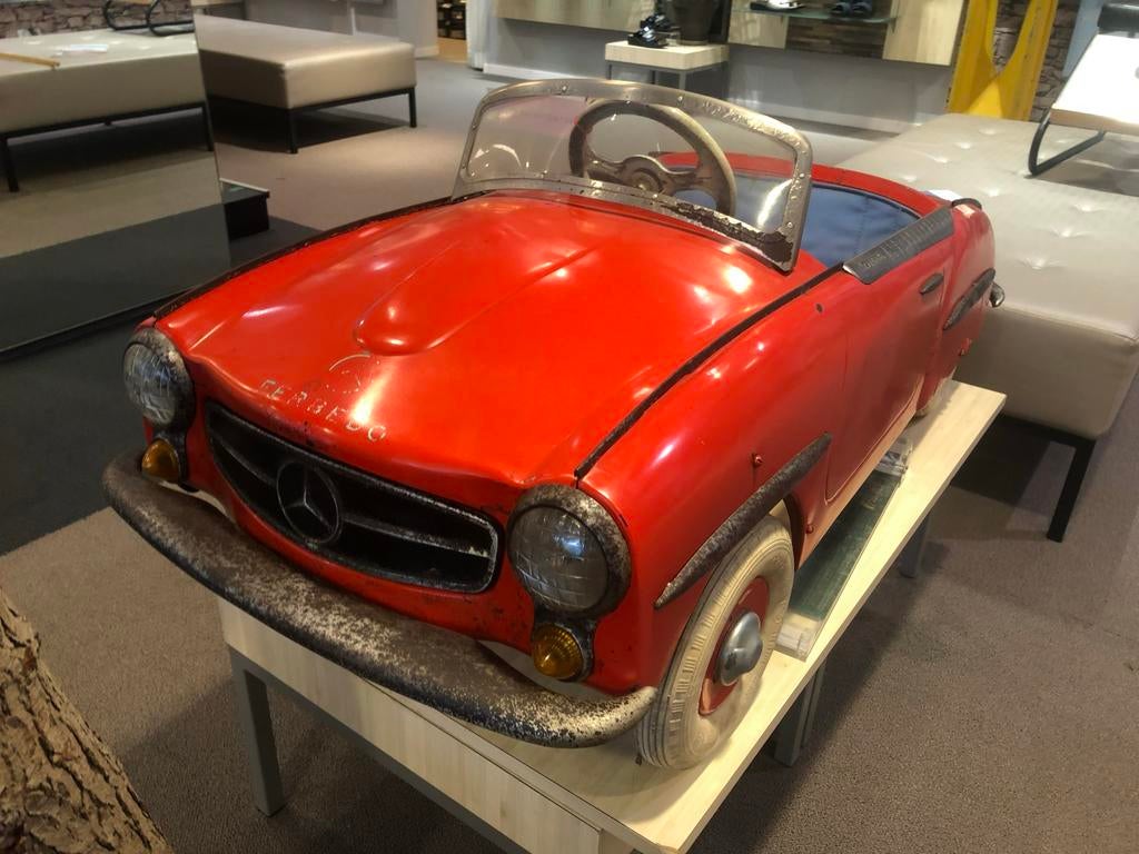Rode Mercedes-Benz 190SL trapauto in originele staat, Ophalen of Verzenden