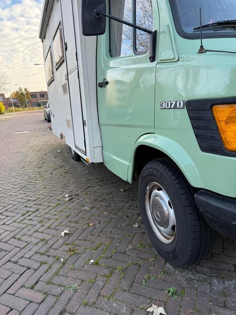 Mercedes 307D Alkoof Camper, Caravans en Kamperen, Campers, Chemisch toilet, Alkoof, Mercedes-Benz, Diesel