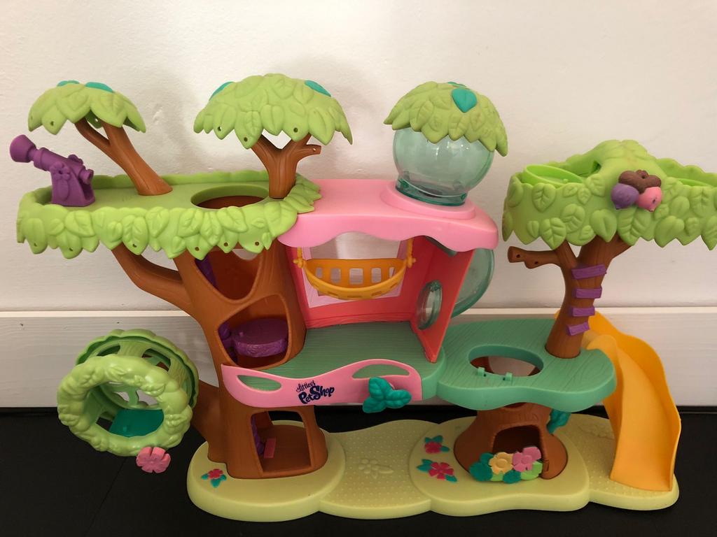 Littlest Pet Shop Boomhut Speelset, Kinderen en Baby's, Speelgoed | Overig, Gebruikt, Meisje, Ophalen of Verzenden