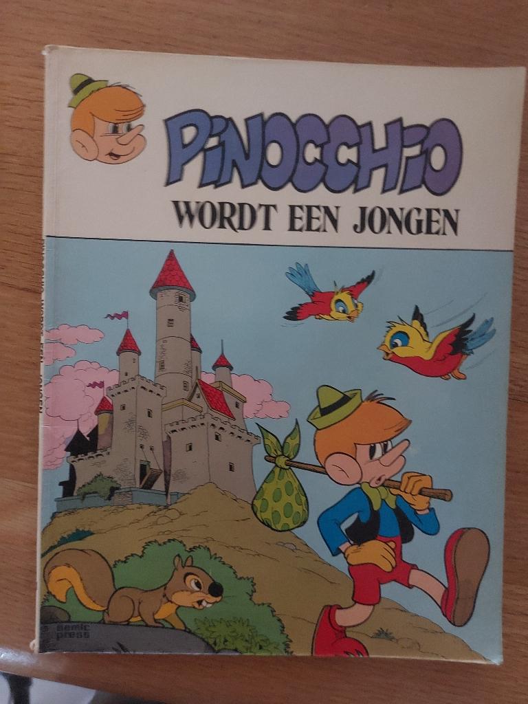 Pinocchio wordt een jongen, Boeken, Eén stripboek, Ophalen of Verzenden, Zo goed als nieuw