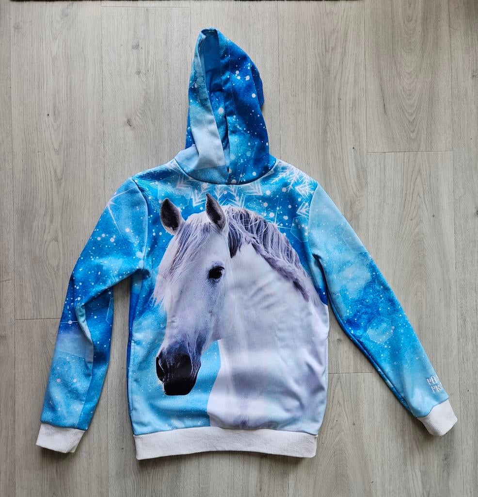 Hoodie paardenpraattv, Dieren en Toebehoren, Paardrijkleding, Ophalen of Verzenden, Zo goed als nieuw, Dressuur, Bovenkleding