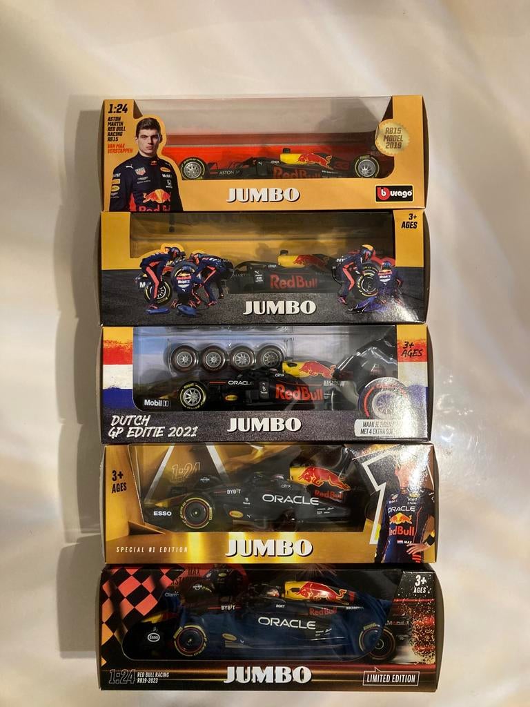 Max Verstappen auto’s nieuw, Hobby en Vrije tijd, Modelauto's | 1:24, Ophalen of Verzenden, Nieuw, Auto, Bburago