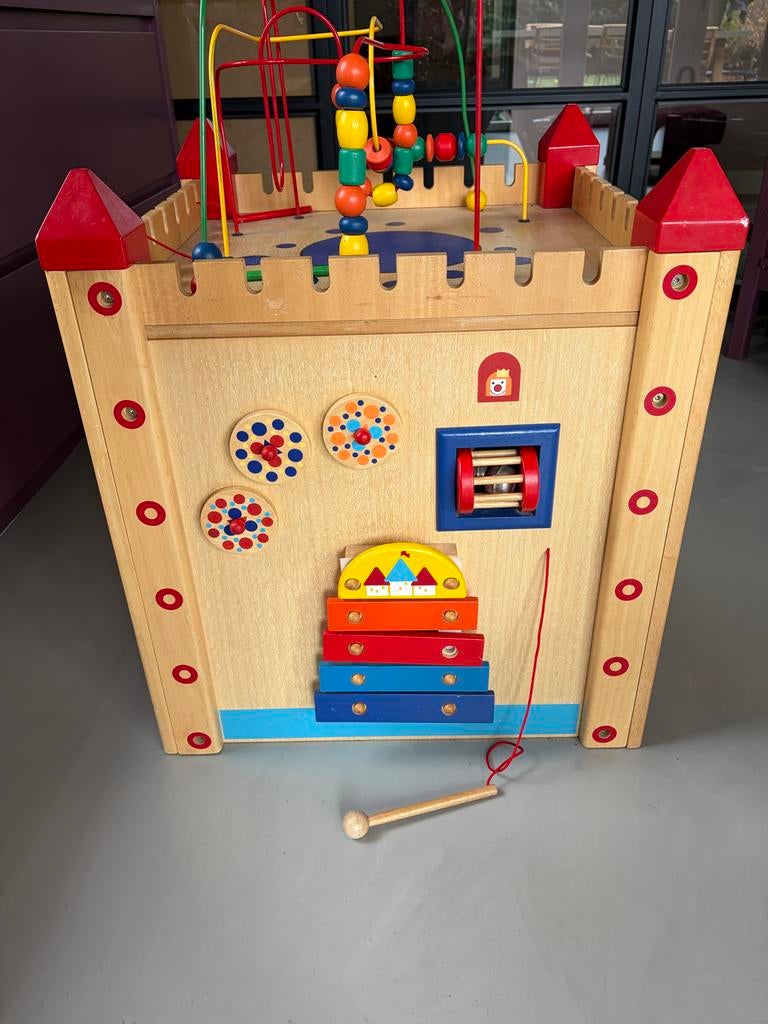 Grote houten activiteitenkubus, Ophalen, Gebruikt, Overige typen