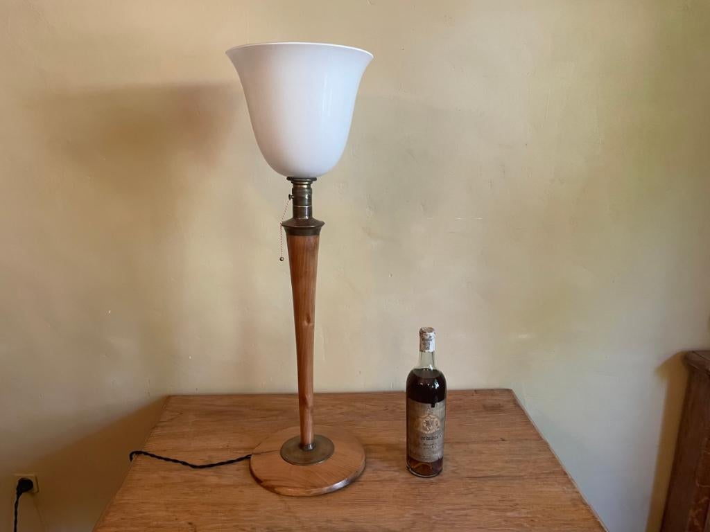 Tafellamp Uplight jaren 60 Mazda Frans Schemerlamp, Ophalen of Verzenden