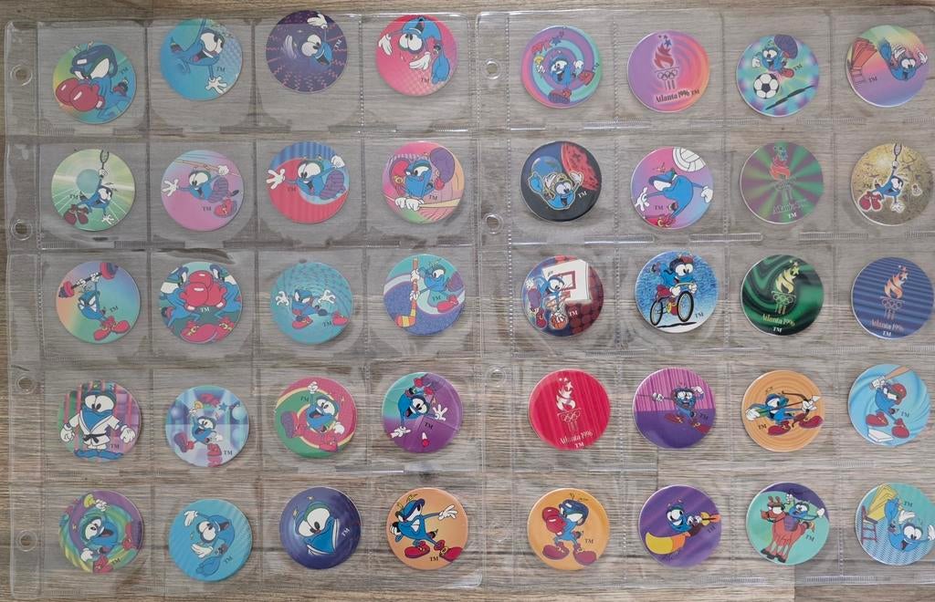 Complete flippo's serie 1 t/m 40 - Fun Caps Collect-a-Card, Verzamelen, Flippo's, Ophalen of Verzenden, Verzameling