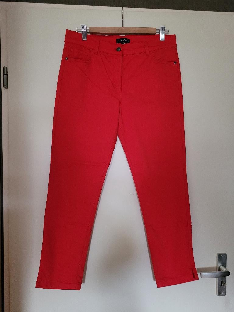 Nieuw, rode broek van Gafair, maat M, Maat 38/40 (M), Gafair, Nieuw, Ophalen of Verzenden