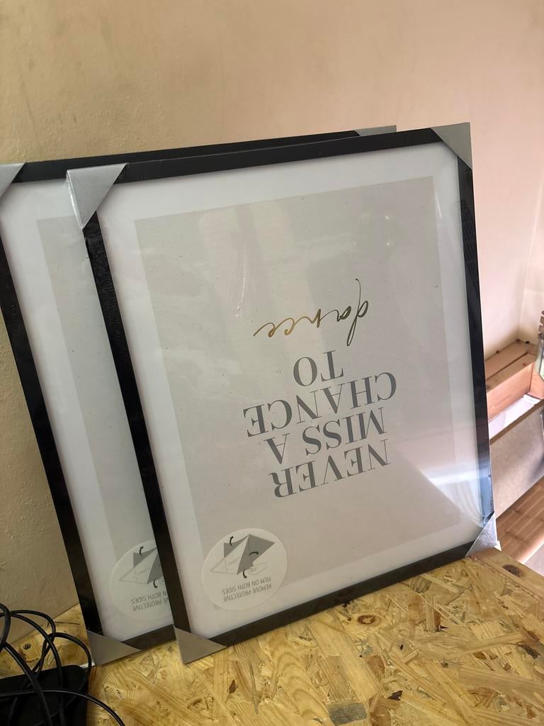 Nieuwe fotolijsten met inspirerende tekst, Ophalen of Verzenden, Nieuw