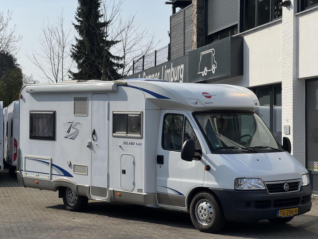 Bürstner Solano T 602 ,Hoekkeuken, Top indeling, Ringverwarming, Fiat, Buitenlamp, Particulier