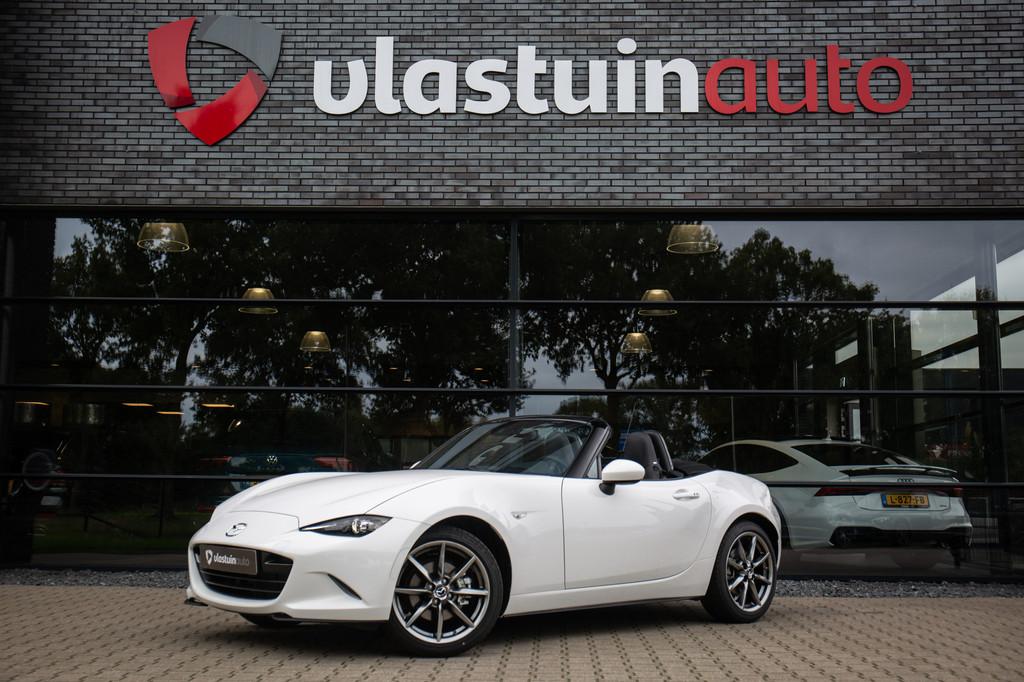 Mazda MX-5 2.0 SkyActiv-G 184 Exclusive Line , Carplay, Acht, 1998 cc, Achterwielaandrijving, Gebruikt, Zwart