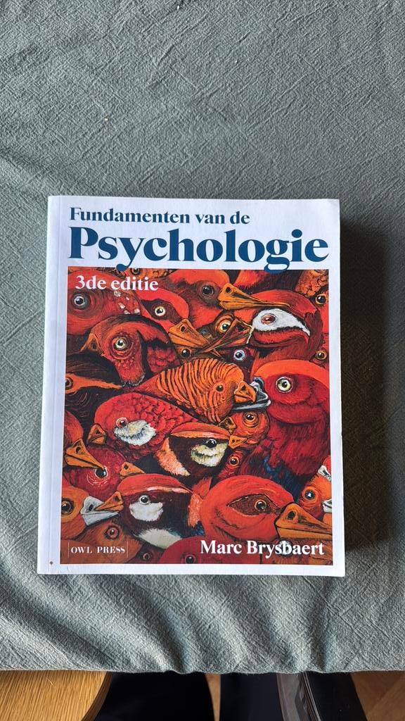 Marc Brysbaert - Fundamenten van de psychologie, Boeken, Ophalen of Verzenden, Marc Brysbaert, Ontwikkelingspsychologie, Zo goed als nieuw