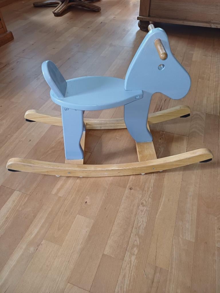 houten hobbelpaard, speelgoed kleuters, Ophalen of Verzenden, Zo goed als nieuw
