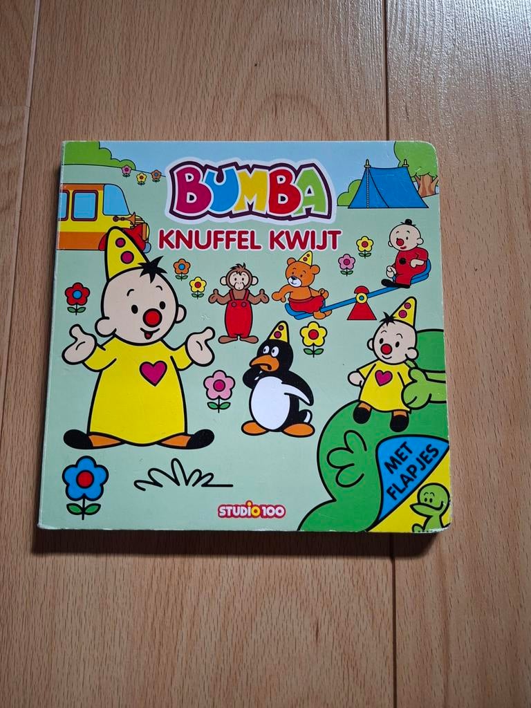 Bumba Knuffel Kwijt - Leuk flapjesboek voor kleintjes, Ophalen of Verzenden, Zo goed als nieuw, Studio 100, Uitklap-, Voel- of Ontdekboek