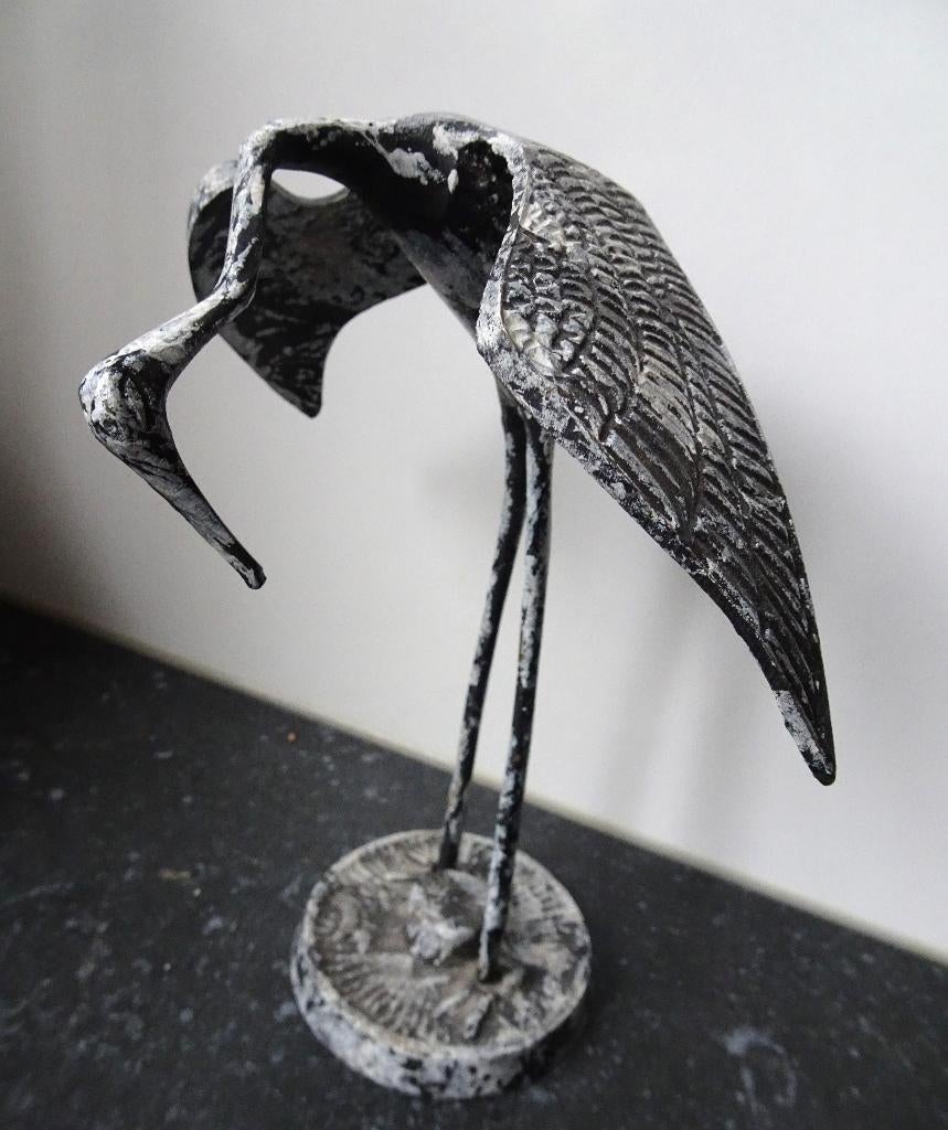 METALEN KRAANVOGEL, Ophalen of Verzenden, Zo goed als nieuw