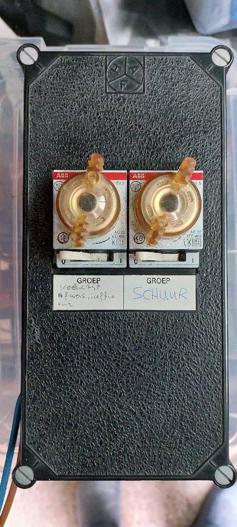 zekeringkast, Ophalen, Gebruikt, Overige typen