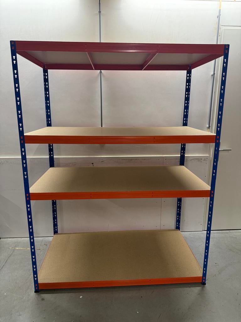 Stelling 4 legborden 150x80x200 cm, Ophalen, Zo goed als nieuw