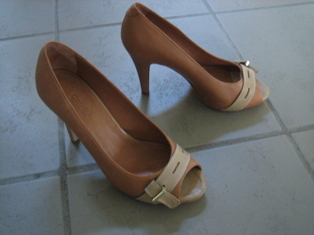 Chique elegante lichtbruin leren pumps CATWALK 38 snazzeys, Pumps, Catwalk schoenen, Bruin, Verzenden