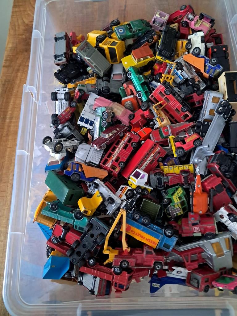 Grote partij Matchbox auto's - Diverse modellen, Ophalen of Verzenden, Gebruikt, Auto