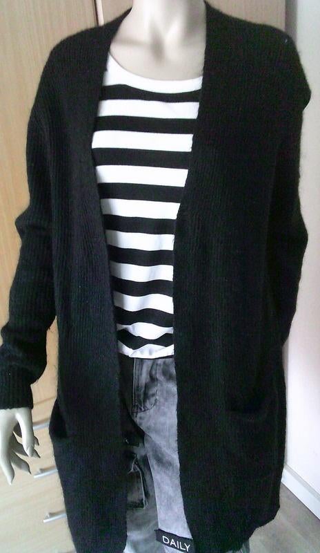 Sissy Boy zwart lang vest maat XL, Verzenden, Zwart, Maat 46/48 (XL) of groter, Sissy-Boy