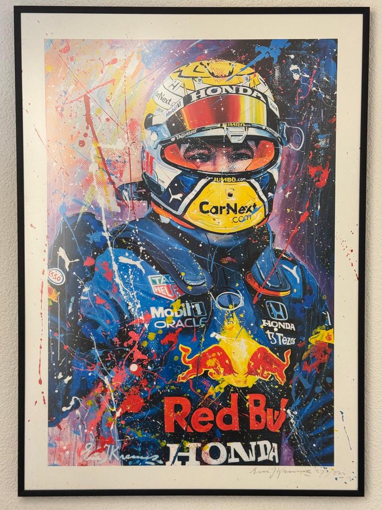 Max Verstappen Austria 2021 by Eric-Jan Kremer, Antiek en Kunst, Kunst | Schilderijen | Modern, Ophalen of Verzenden