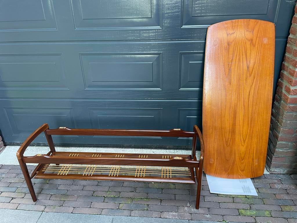 Prachtige coffeetable van Wébe, Ophalen, Gebruikt, 100 tot 150 cm, Sixties