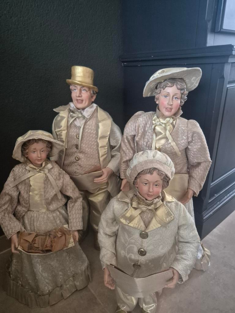 Dickinson kerst liedjes orkest grote porseleinen poppen, Diversen, Kerst, Ophalen