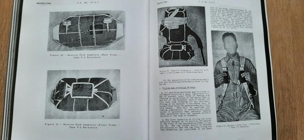 WW2 allies para troop type parachutes, Ophalen of Verzenden, Luchtmacht, Amerika, Boek of Tijdschrift