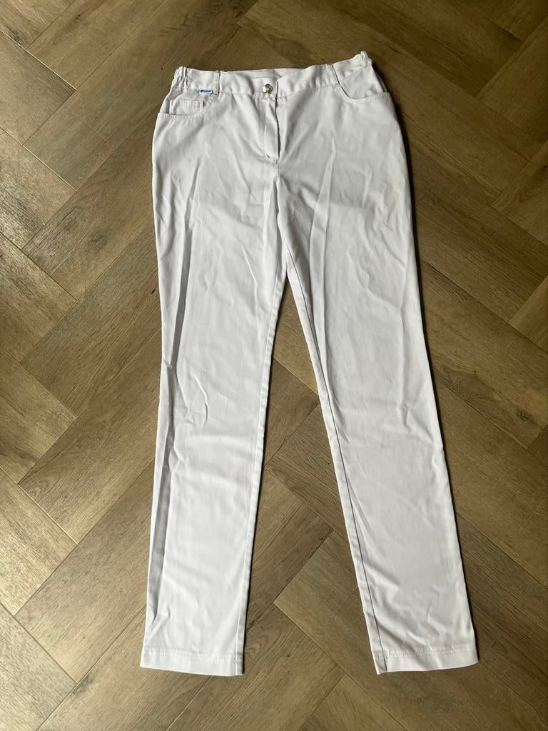 Witte pedicure/zorg broek van De Berkel - Maat 40, Maat 38/40 (M), Wit, Ophalen of Verzenden, Zo goed als nieuw