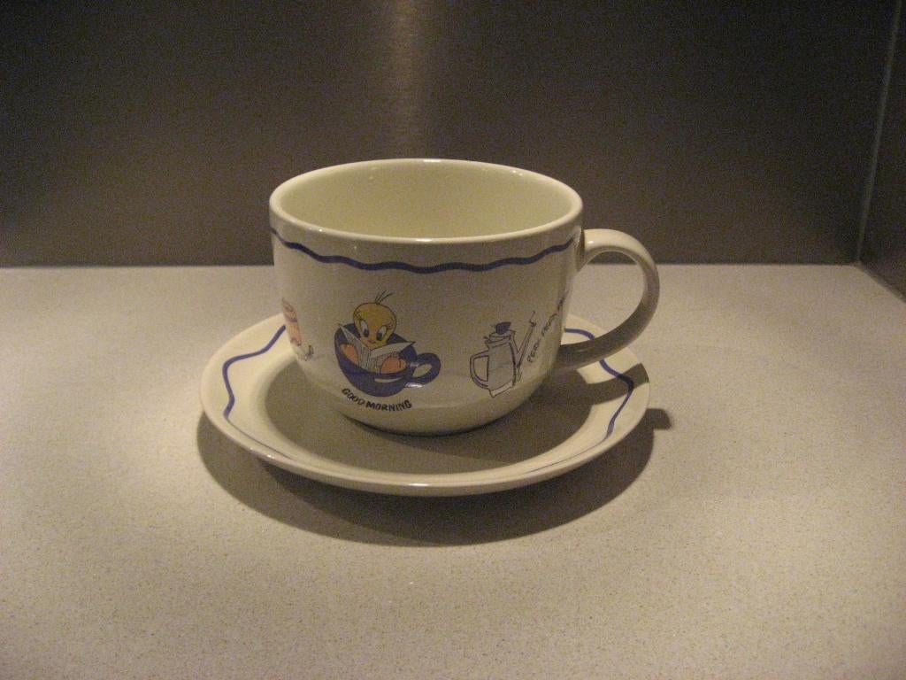 Grote soepkom Looney Toons, Huis en Inrichting, Keuken | Servies, Nieuw, Ophalen of Verzenden, Kom(men), Overige stijlen