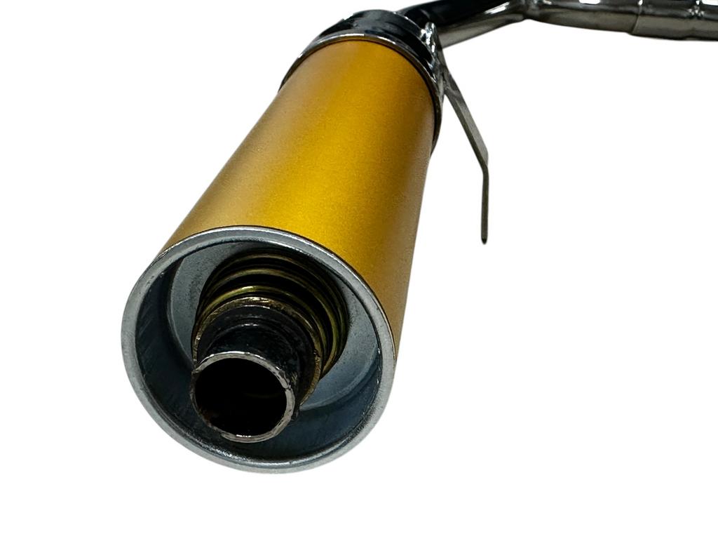 Dubbele einddemper Honda MT5 en MT8 goudkleurig, Ophalen of Verzenden, Nieuw