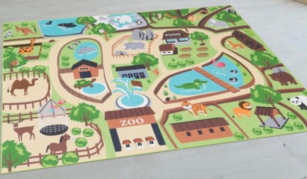Leuke dierentuin speelmat, Ophalen of Verzenden, Zo goed als nieuw