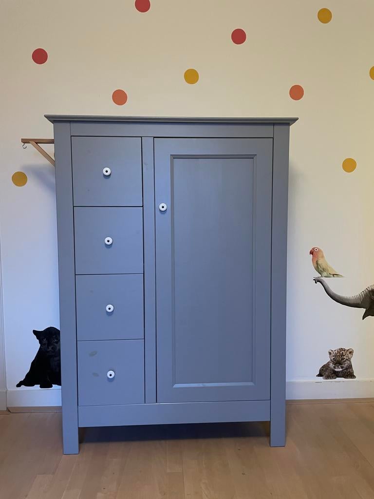 Woood broodkast Emma grenen betongrijs, Ophalen, 100 tot 150 cm, 100 tot 150 cm, Zo goed als nieuw