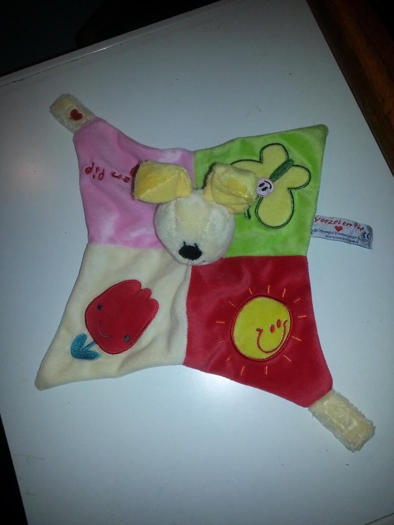 woezel en pip hond/poes/rammelaar doekje velours diverse, Kinderen en Baby's, Speelgoed | Knuffels en Pluche, Ophalen of Verzenden