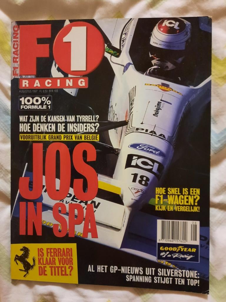 F1 Racing - Augustus 1997, Ophalen of Verzenden, Algemeen