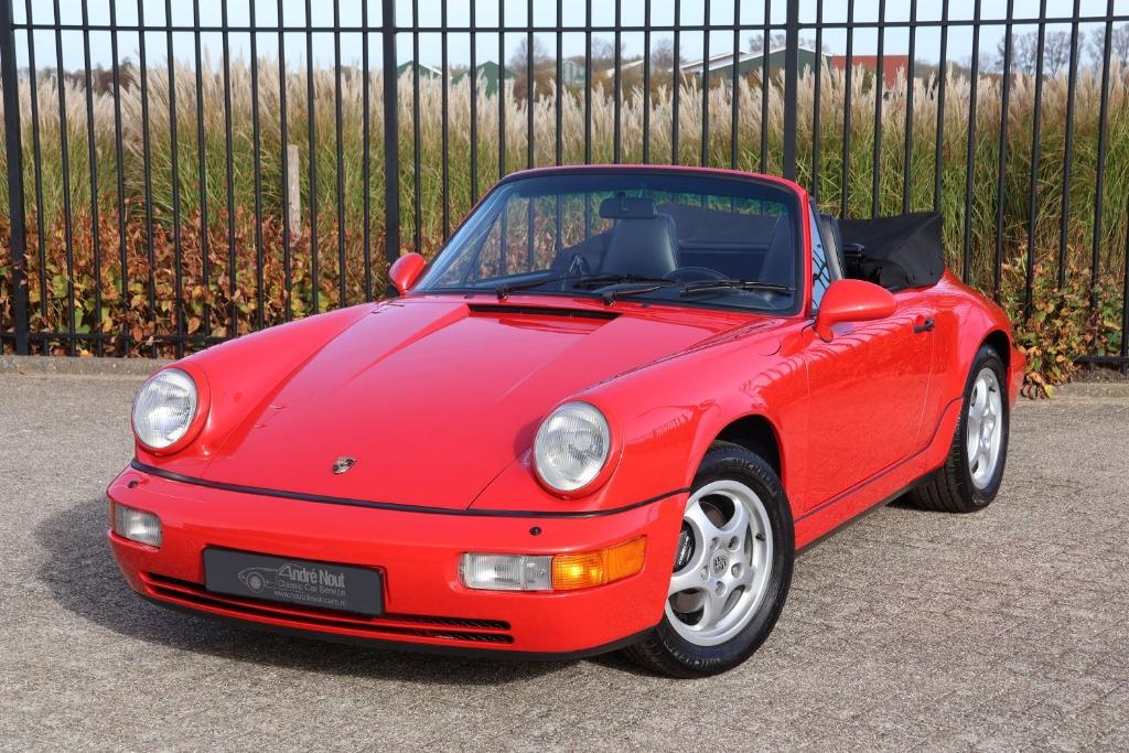 Porsche 964 Carrera 2 cabriolet, Auto's, Cabriolet, Leder, Bedrijf, 3600 cc