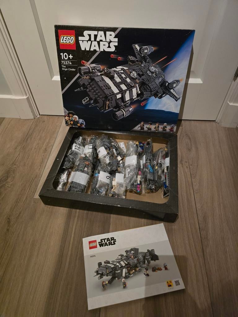 compleet!  Lego 75374 star wars onyx cinder, Ophalen of Verzenden, Zo goed als nieuw, Complete set, Lego