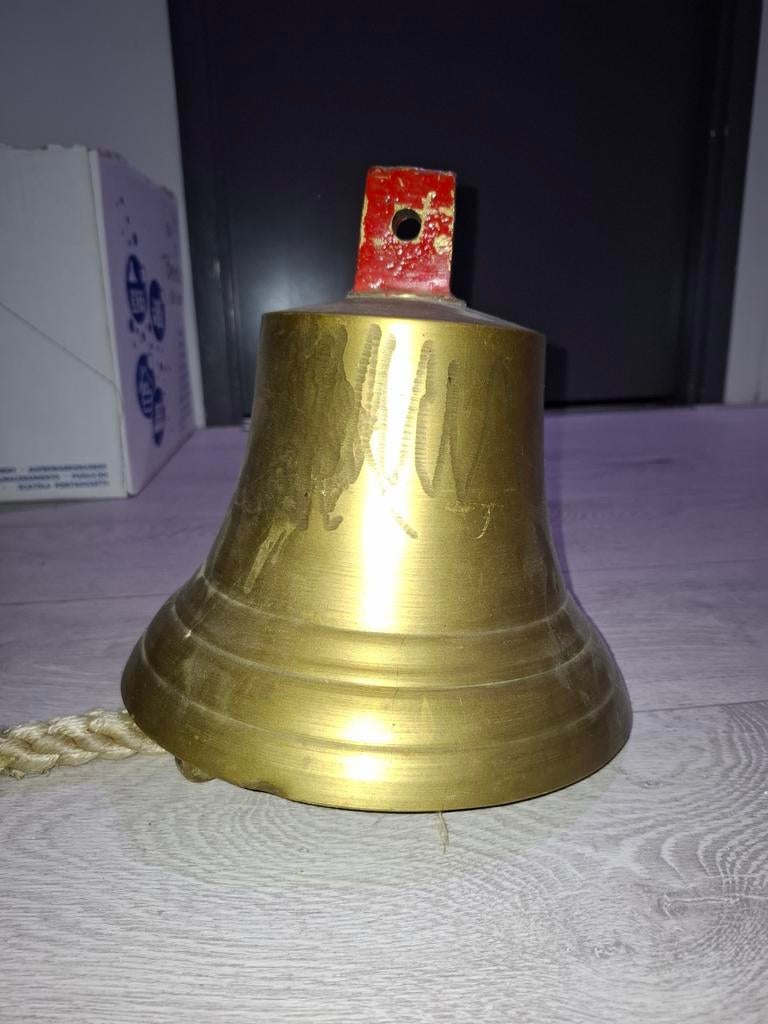 Bronzen scheepsbel 25 cm doorsnee!, Ophalen of Verzenden, Motorboot of Zeilboot